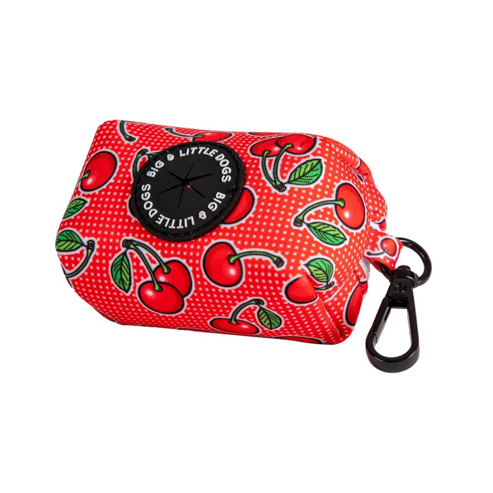 Big Little Dogs Poop Bag Holder Cherrylicious DoggyTopia big-little-dogs-poop-bag-holder-cherrylicious-doggytopia