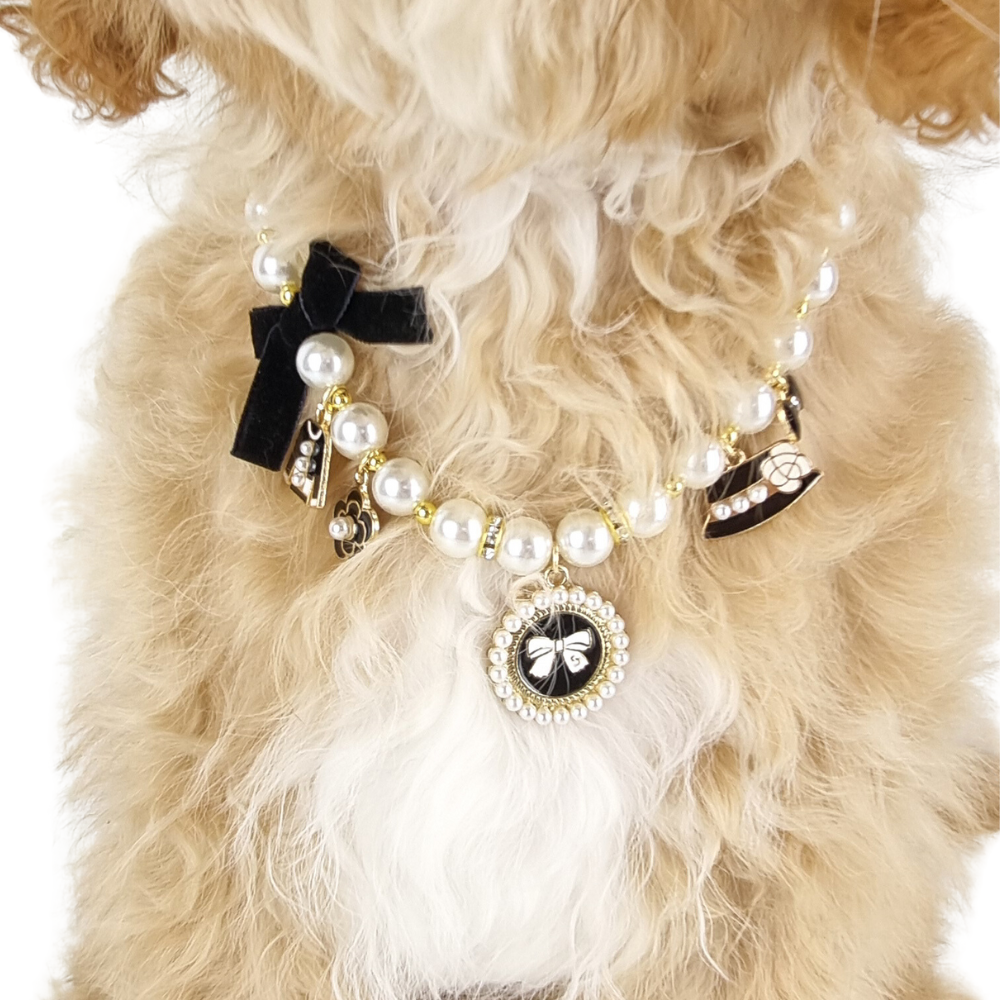 Coco Pearl Dog Necklace