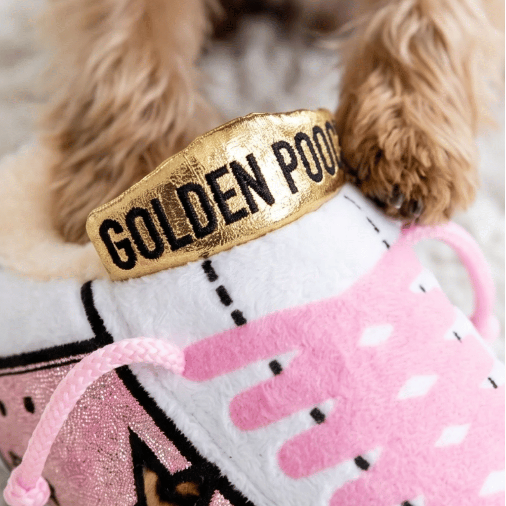 Golden Pooch Shoe Dog Toy