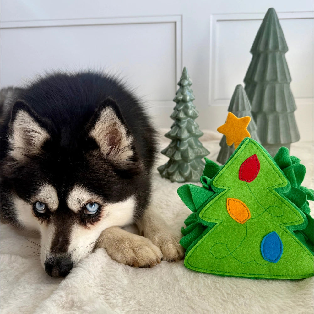 Christmas Tree Nose Work Toy