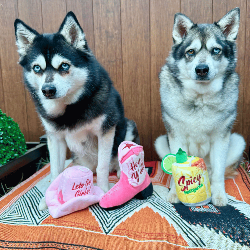 Pink Cowgirl Hat Dog Toy
