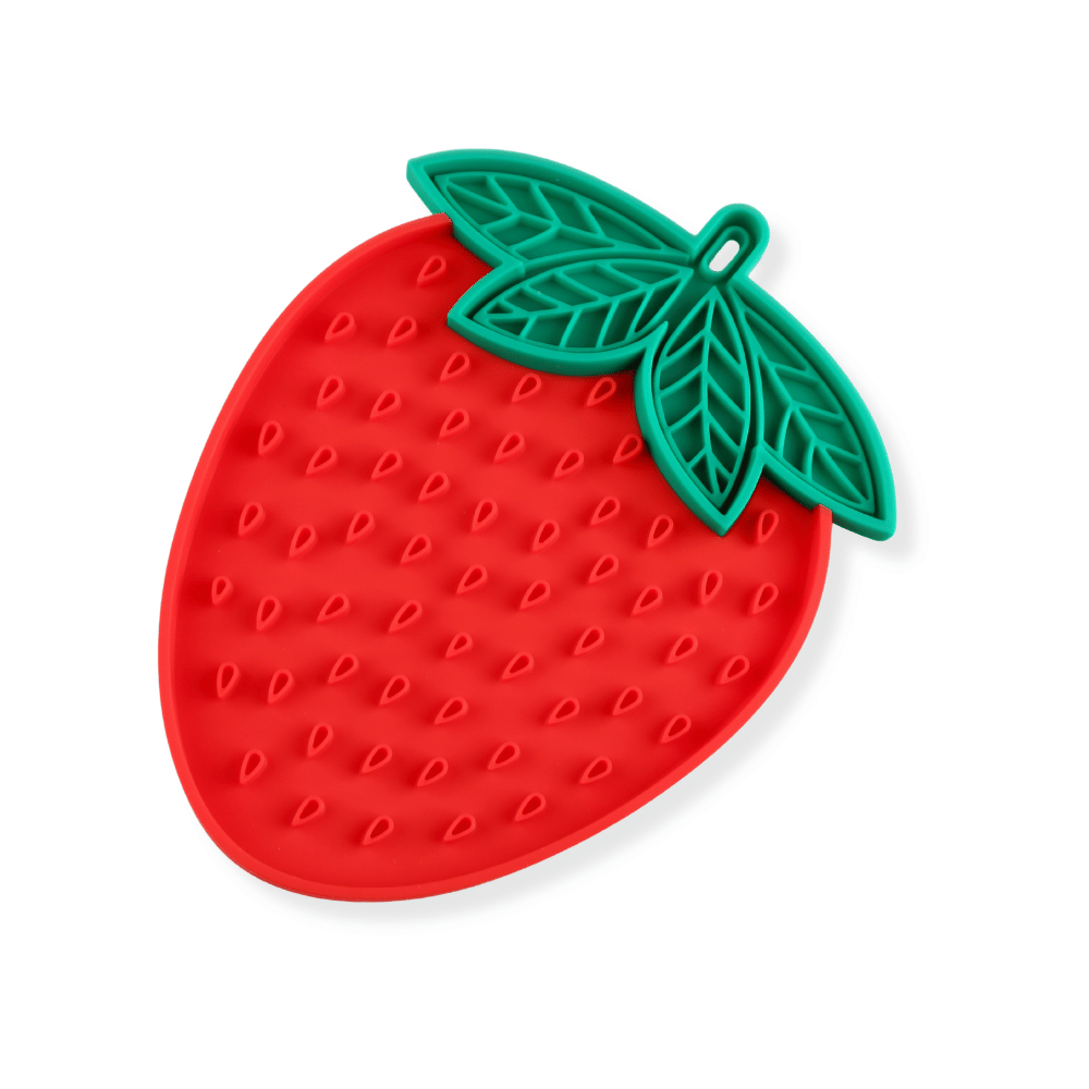 Strawberry Dog Lick Mat