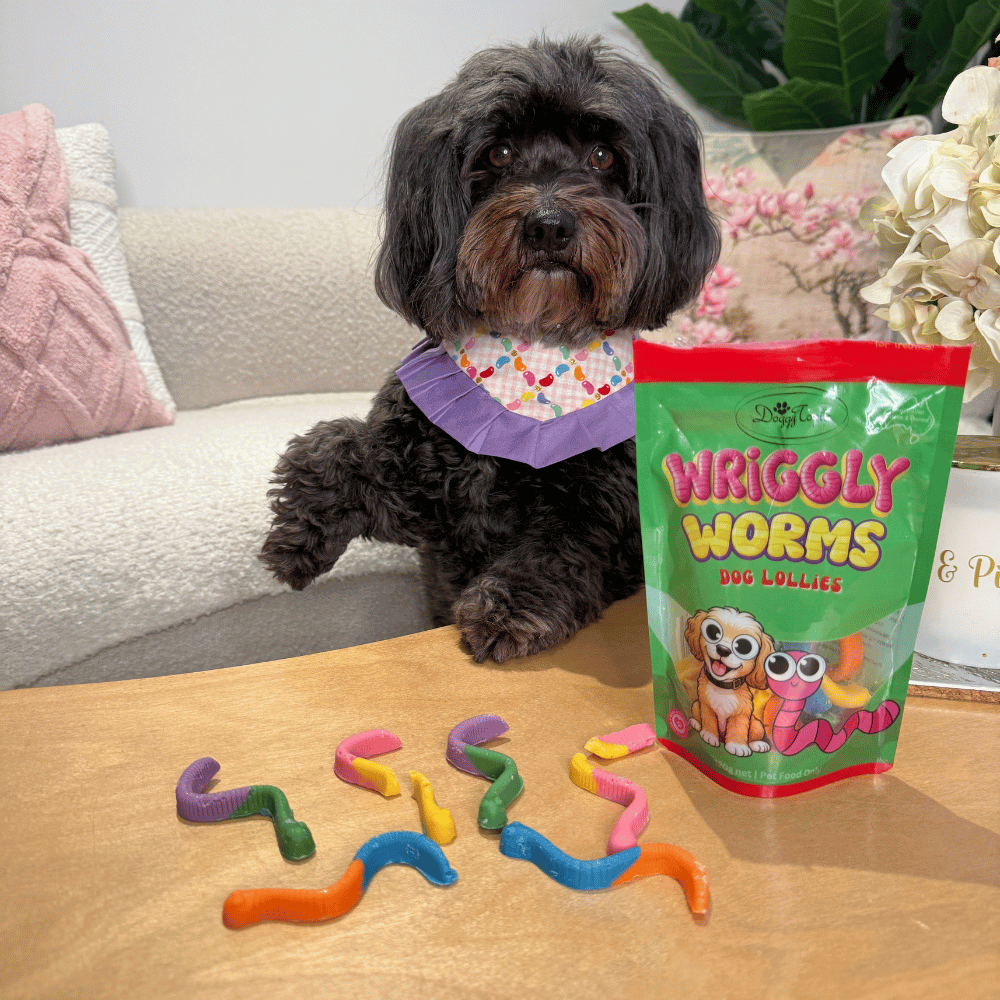 Wriggly Worms Dog Lollies