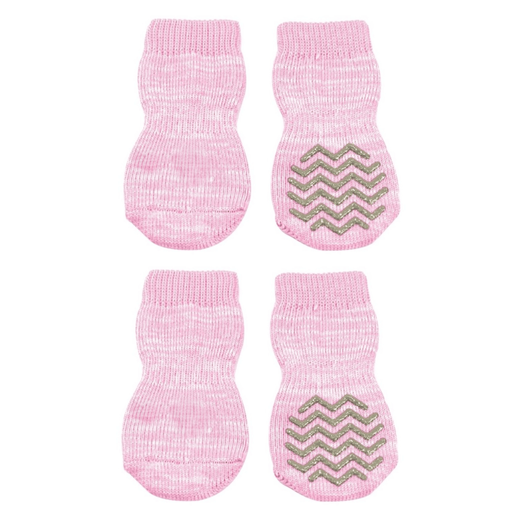 Bubblegum Pink Dog Socks - Dog Socks from . at DoggyTopia