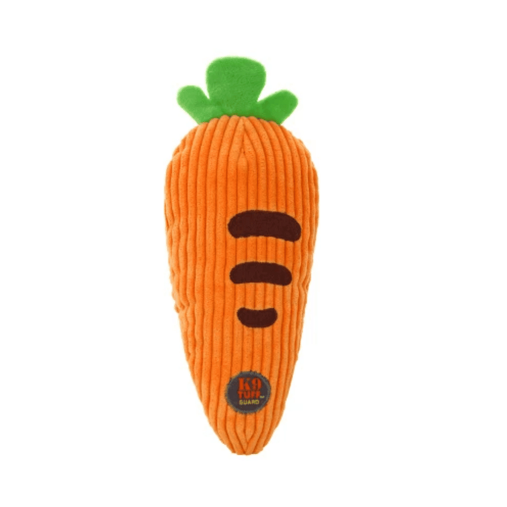 Carrot Plush Dog Toy - Plush Toys from . at DoggyTopia