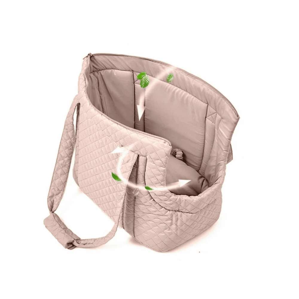 Coco Dog Carrier - Blush Pink - Dog Carriers from . at DoggyTopia