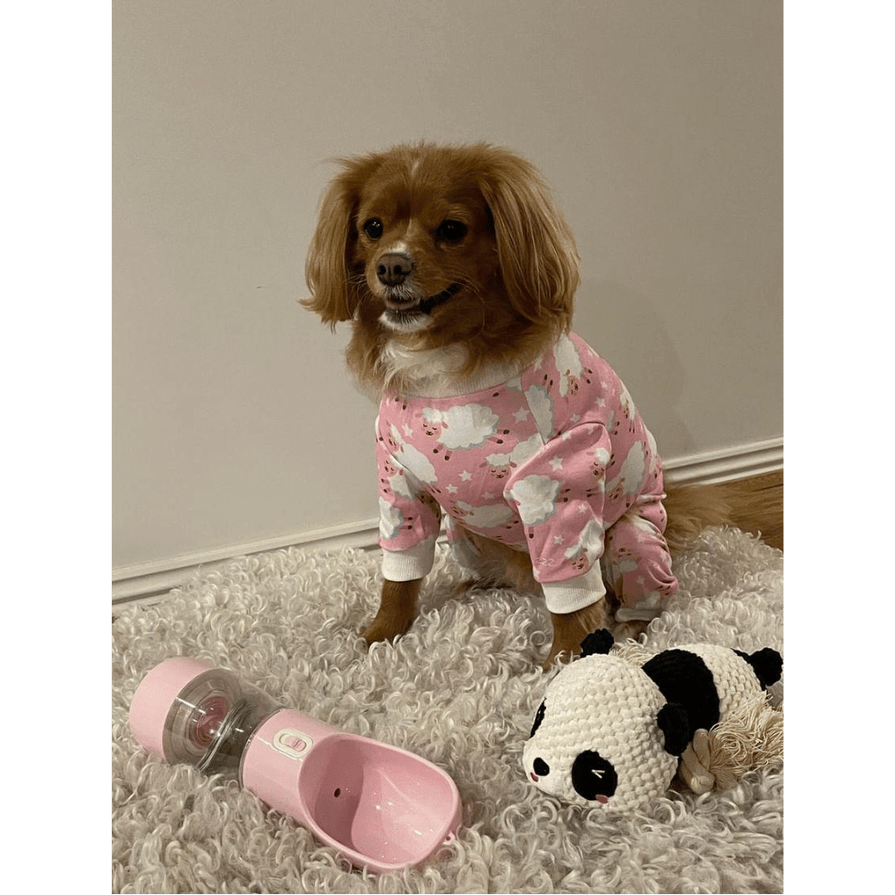 Counting Sheep Dog Pyjamas - Pink - Pyjamas from Sale at DoggyTopia