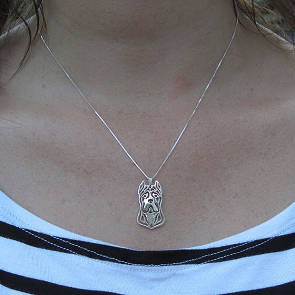 Dog Pendant Necklace - Cane Corso - Necklaces from . at DoggyTopia