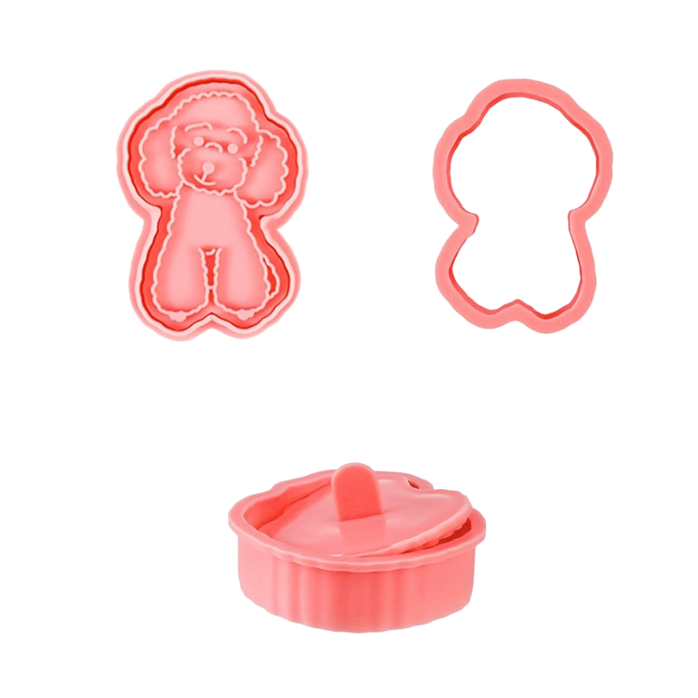 Dogs Cookie Cutter Embosser Set 6pcs - Cookie Cutters from . at DoggyTopia