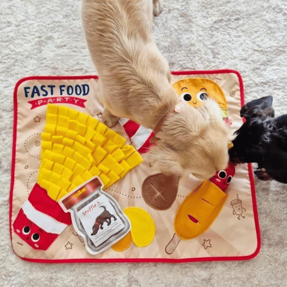 Fast Food Party Snuffle Mat - Snuffle Mats from Sale at DoggyTopia
