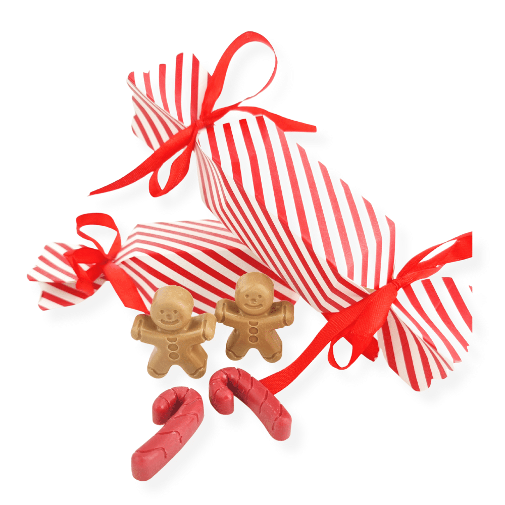 Gingerbread man & Candy Cane Bon Bon - Christmas Treats from Sale at DoggyTopia