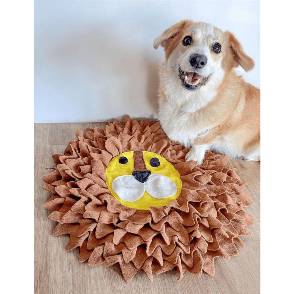Lion Snuffle Mat - Snuffle Mats from . at DoggyTopia