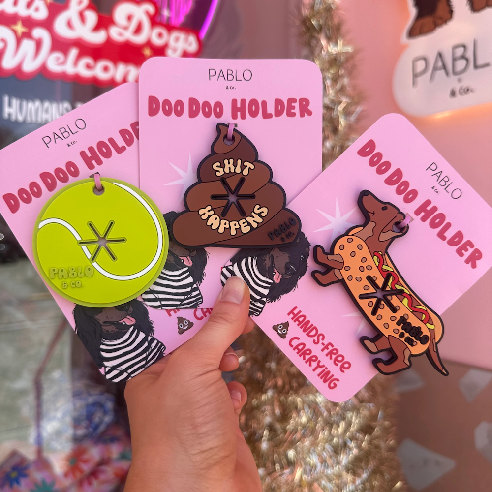 Pablo & Co Doo Doo Holder : Shit Happens - Poop Bag Holders from Pablo & Co at DoggyTopia