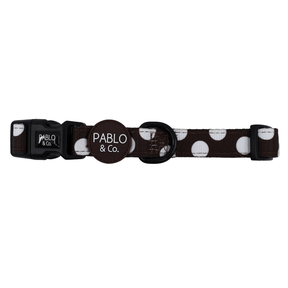 Pablo & Co Polka Dots Dog Collar - Collars from Pablo & Co at DoggyTopia