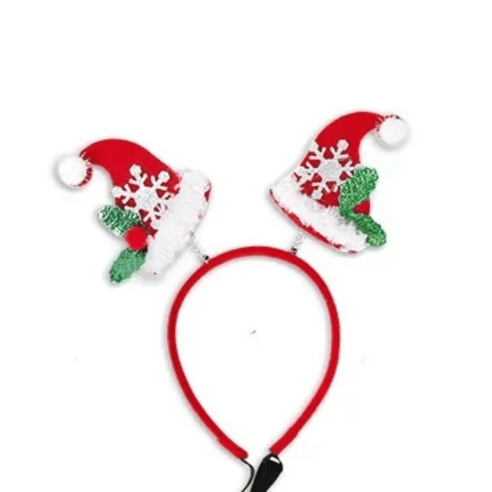 Santa Hats Dog Headband - Headpiece from Sale at DoggyTopia