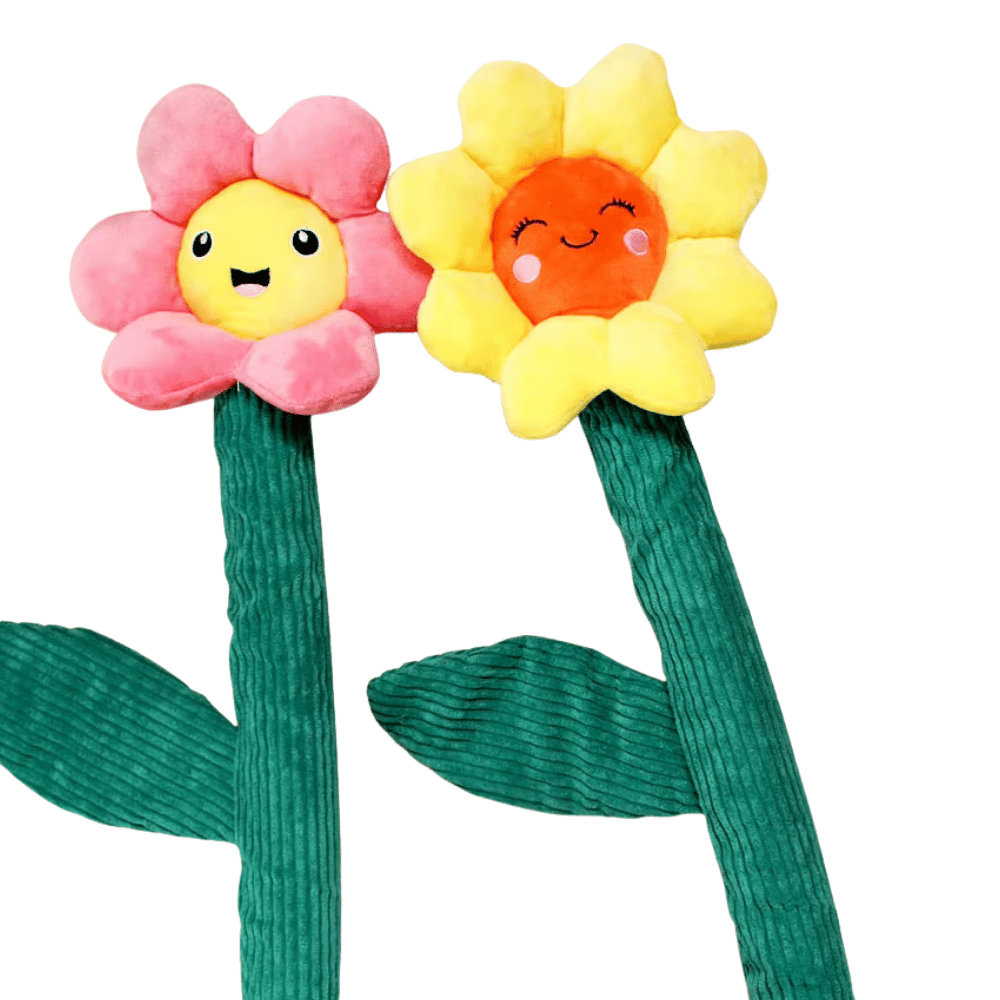 Sun Flower Dog Toy - Plush Toys from . at DoggyTopia