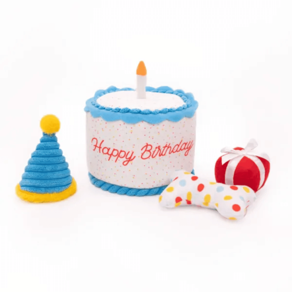 Zippy Burrow - Birthday Cake - Interactive Toys from Zippy Pawz at DoggyTopia