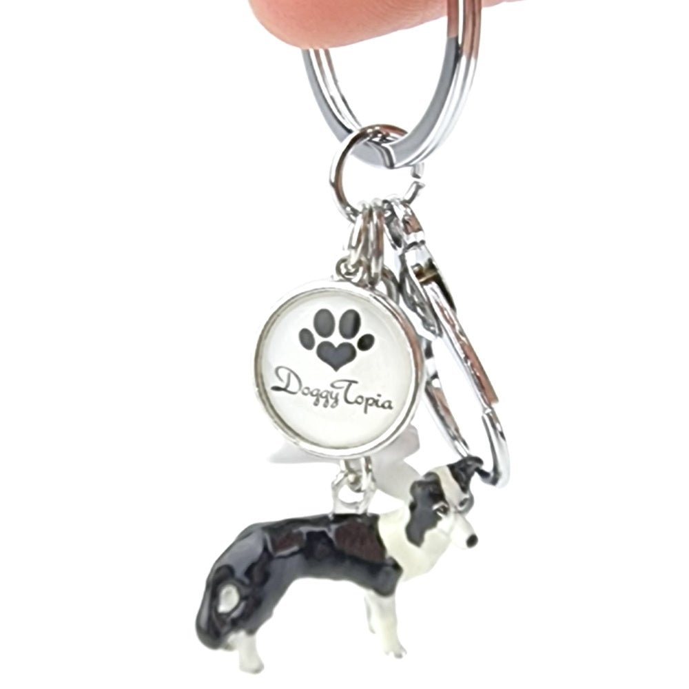 3D Border Collie Key Ring - Key Rings from Sale at DoggyTopia