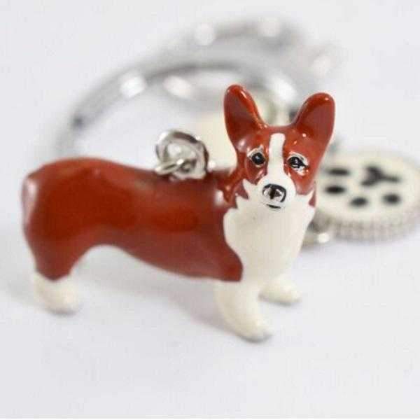 3D Corgi Key Ring - Key Rings from Sale at DoggyTopia