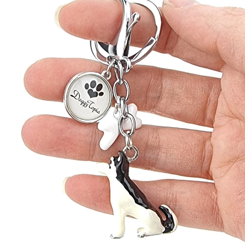 3D Husky Key Ring - Key Rings from Sale at DoggyTopia