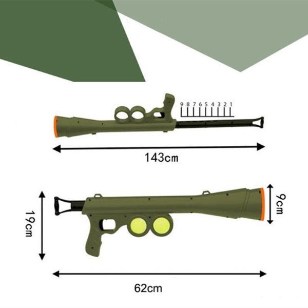 Bazooka Dog Ball Launcher - Interactive Toys from . at DoggyTopia