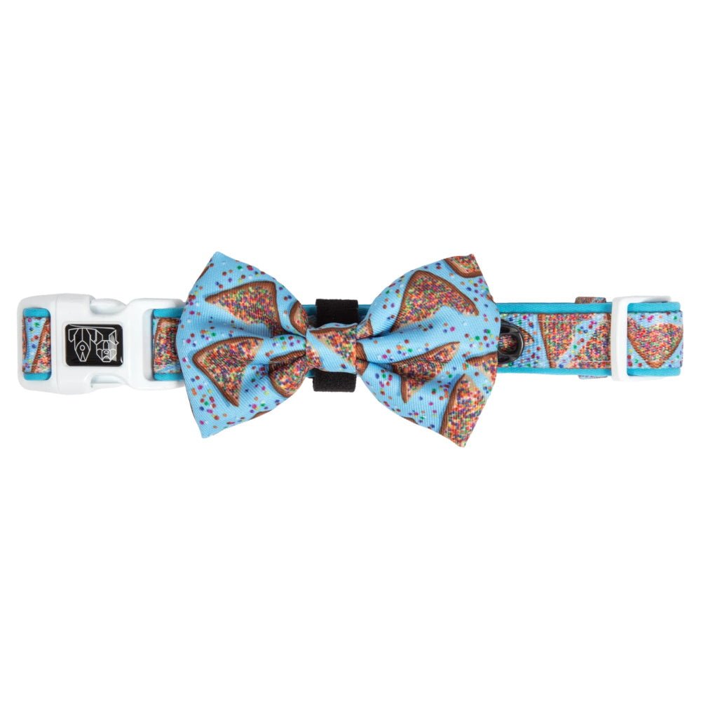 Big & Little Dogs Blue Fairy Bread Collar & Bow Tie - Collar & Bow Ties from Big & Little Dogs at DoggyTopia