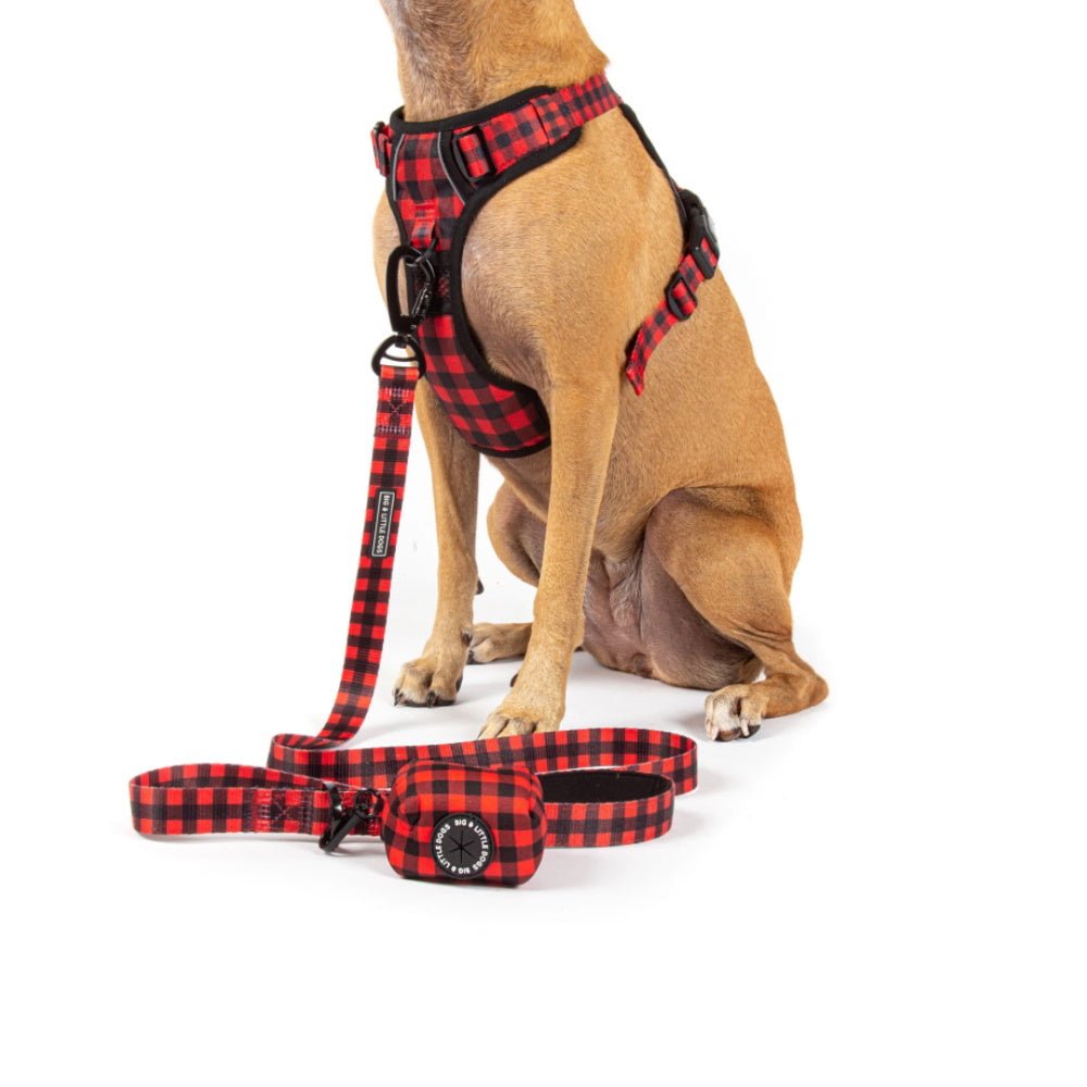 Big & Little Dogs Poop Bag Holder: Plaid To The Bone - Poop Bag Holders from Big & Little Dogs at DoggyTopia