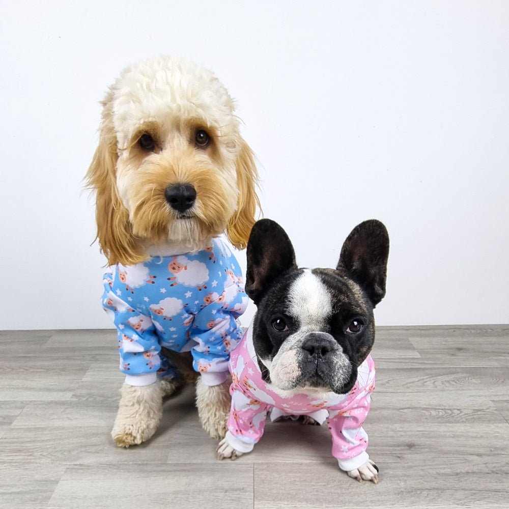 Counting Sheep Dog Pyjamas - Pink - Pyjamas from Sale at DoggyTopia