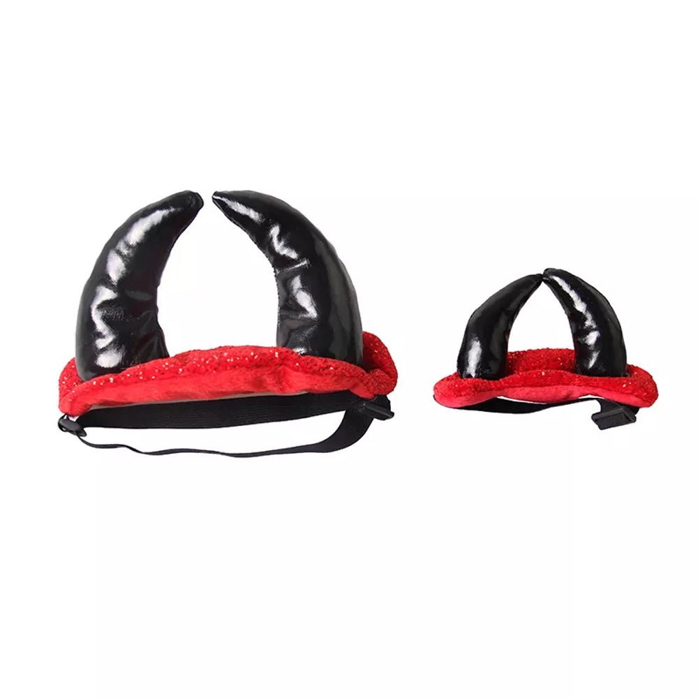 Devil Horns Dog Headpiece - Costumes from Halloween at DoggyTopia