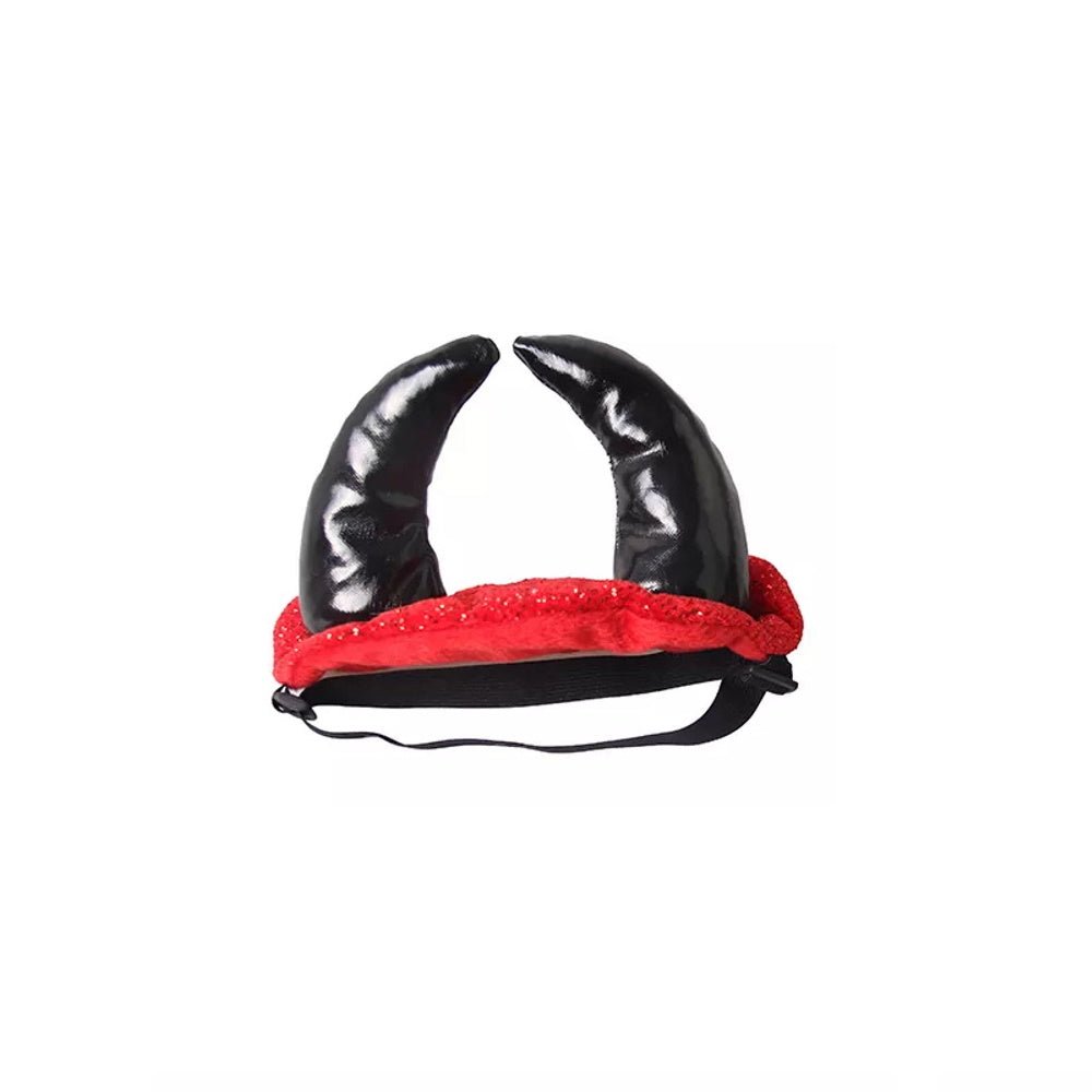Devil Horns Dog Headpiece - Costumes from Halloween at DoggyTopia