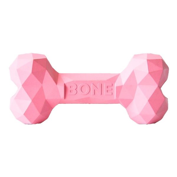 Diamond Rubber Bone - Enrichment Toys from . at DoggyTopia