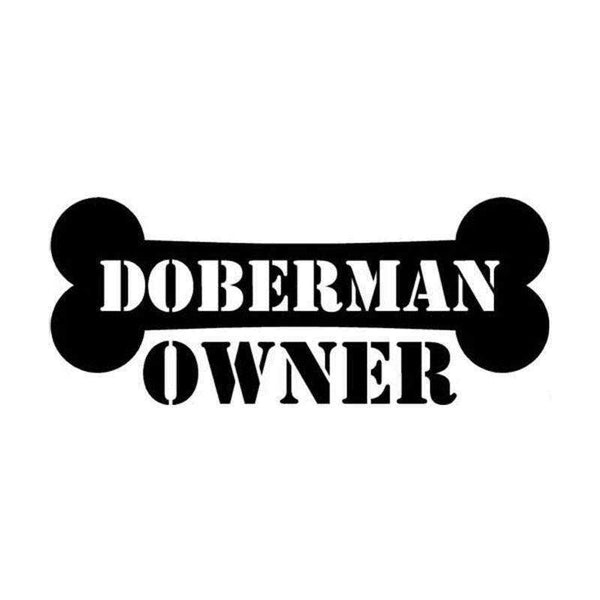Doberman Owner Dog Car DecalDoggyTopia