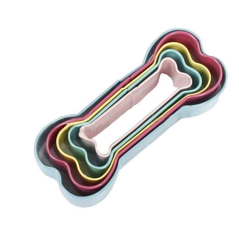 Dog Bone Cookie Cutters, 5pcs - Cookie Cutters from . at DoggyTopia