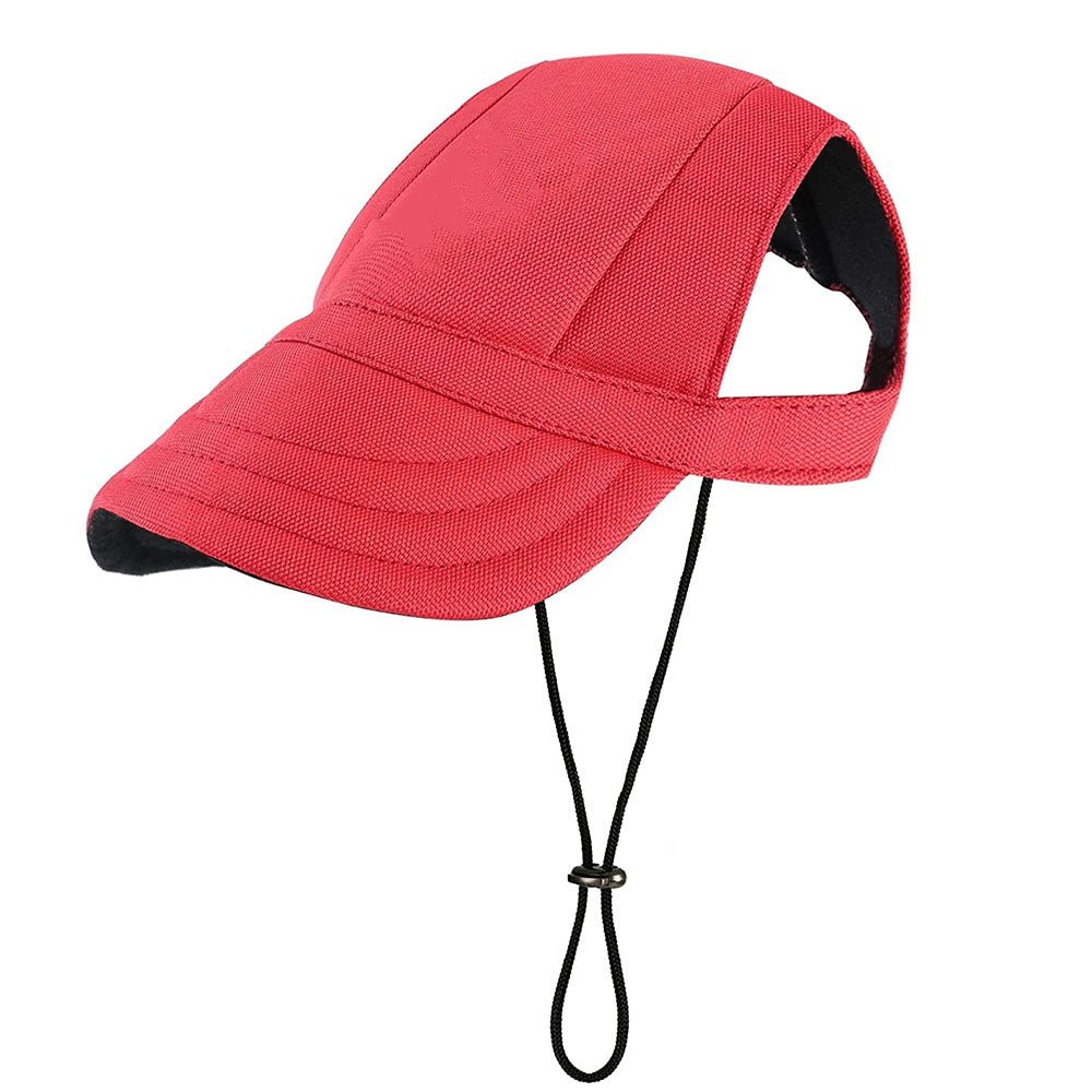 Dog Cap - Red - Dog Hats from . at DoggyTopia
