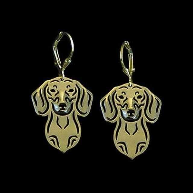 Dog Earrings - Dachshund - Earrings from . at DoggyTopia