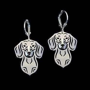 Dog Earrings - Dachshund - Earrings from . at DoggyTopia