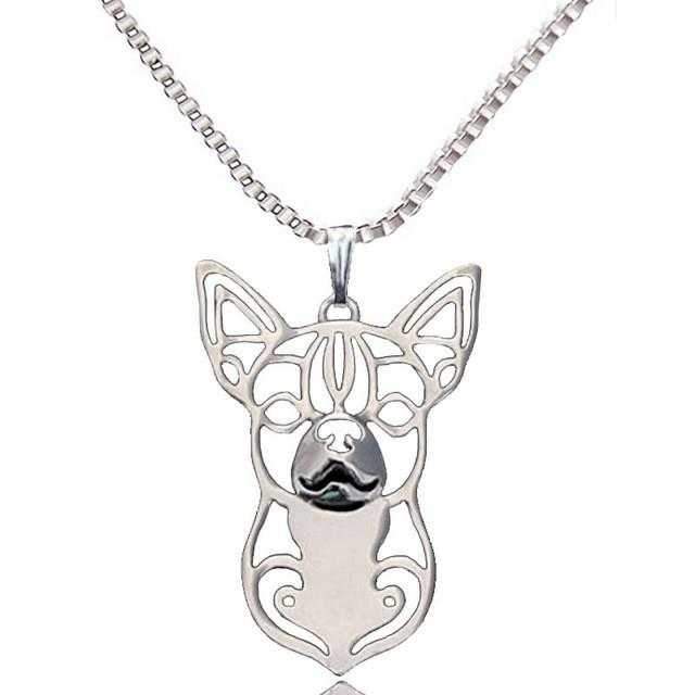 Dog Pendant Necklace - Chihuahua - Necklaces from . at DoggyTopia