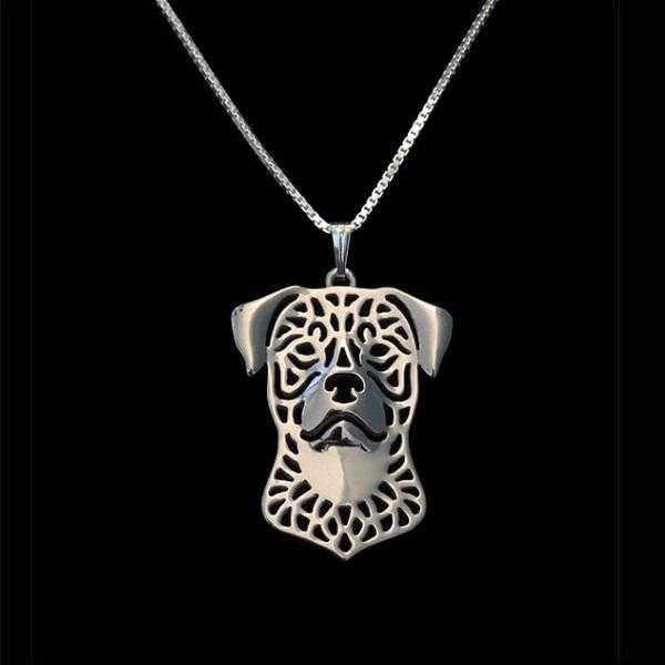 Dog Pendant Necklace - Rottweiler - Necklaces from . at DoggyTopia