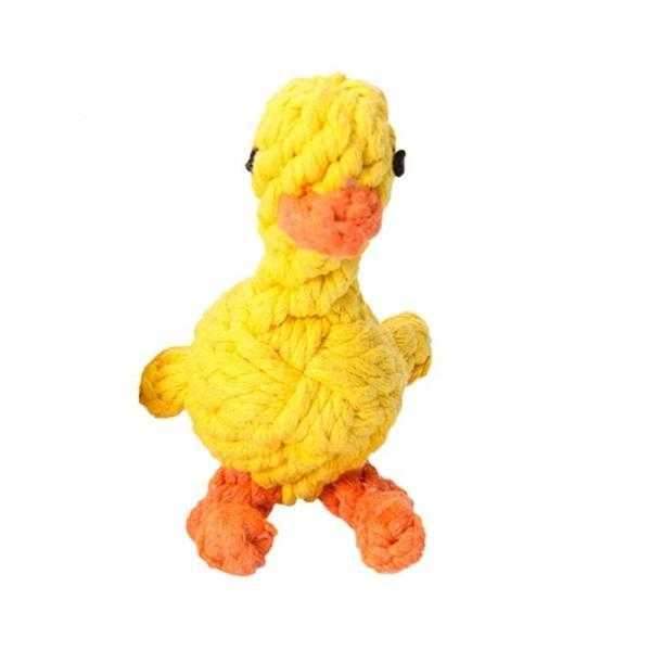 Duck Rope Dog Toy - Rope Toys from . at DoggyTopia
