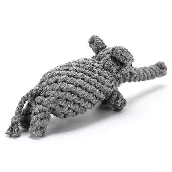 Elephant Rope Dog Toy - Rope Toys from . at DoggyTopia