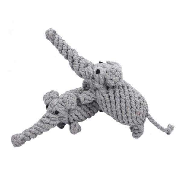 Elephant Rope Dog Toy - Rope Toys from . at DoggyTopia