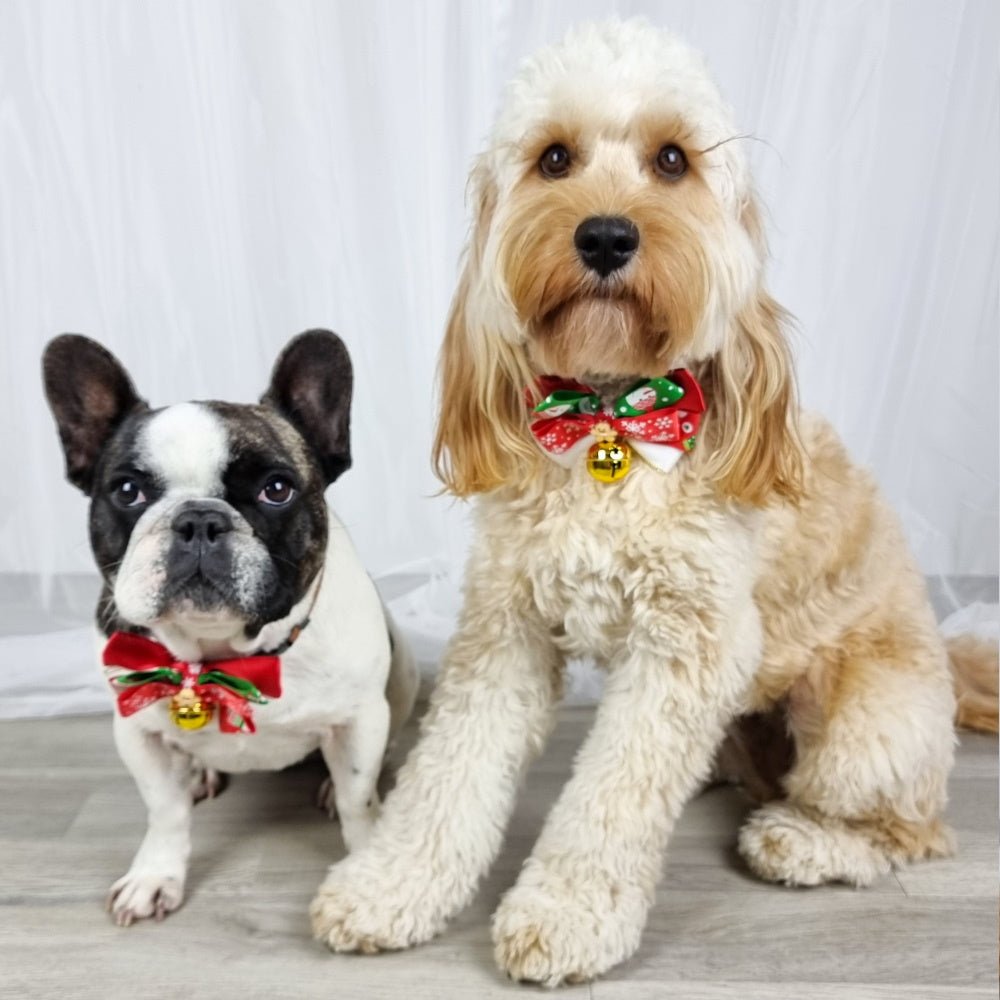 Gingerbread Man Bow Knot Christmas Collar - Christmas Collar & Bow Ties from Sale at DoggyTopia