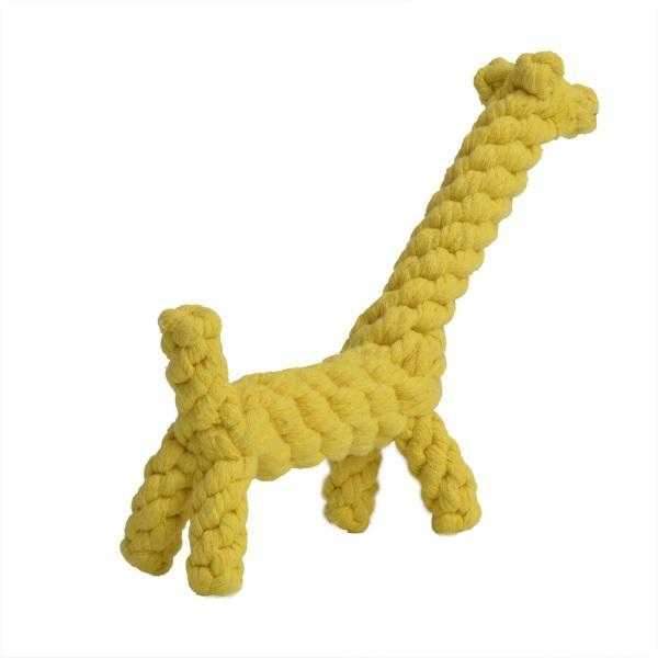 Giraffe Rope Dog Toy - Rope Toys from . at DoggyTopia