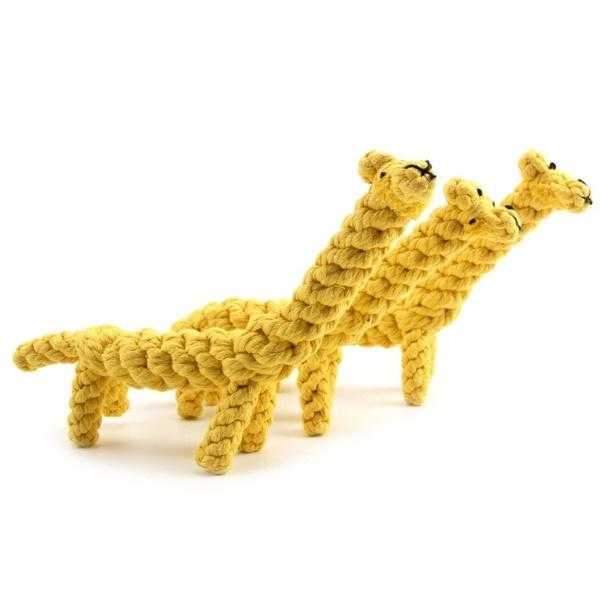 Giraffe Rope Dog Toy - Rope Toys from . at DoggyTopia