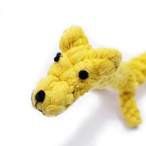 Giraffe Rope Dog Toy - Rope Toys from . at DoggyTopia