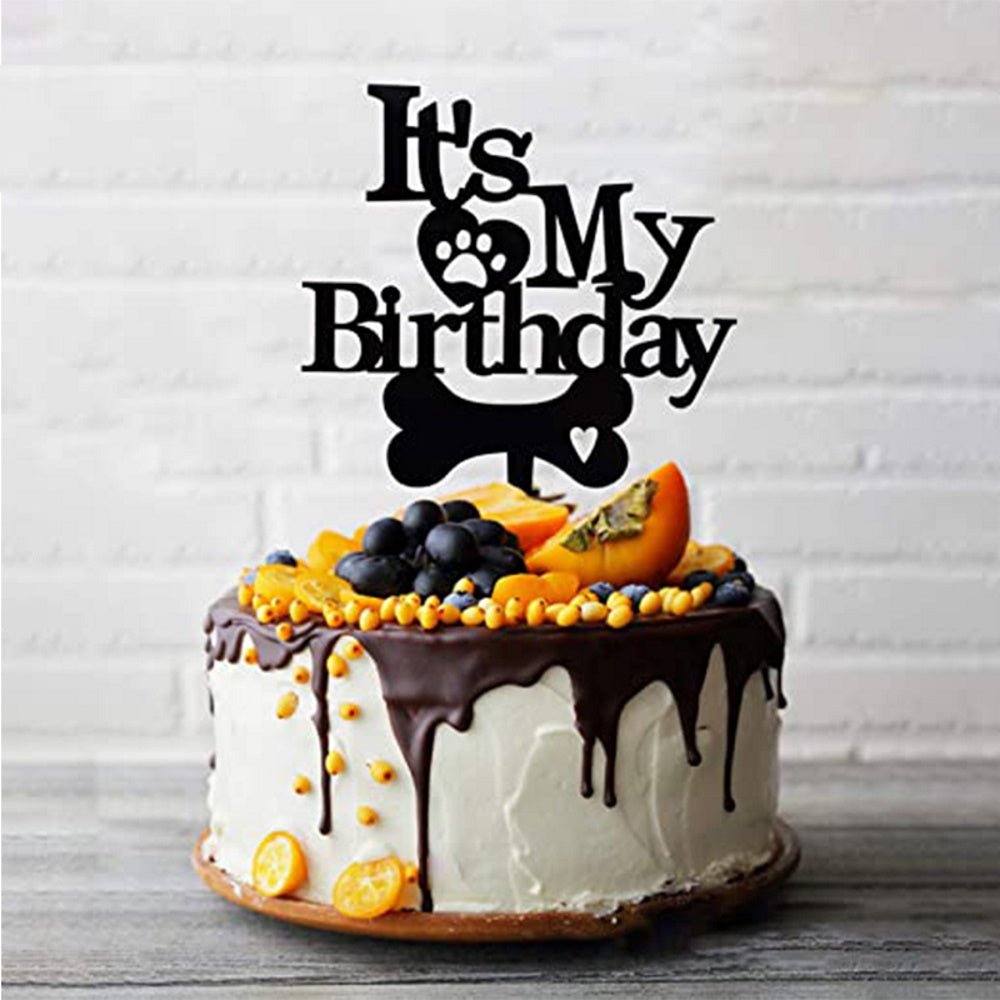 It's My Birthday - Dog cake Topper - Cake Toppers from . at DoggyTopia