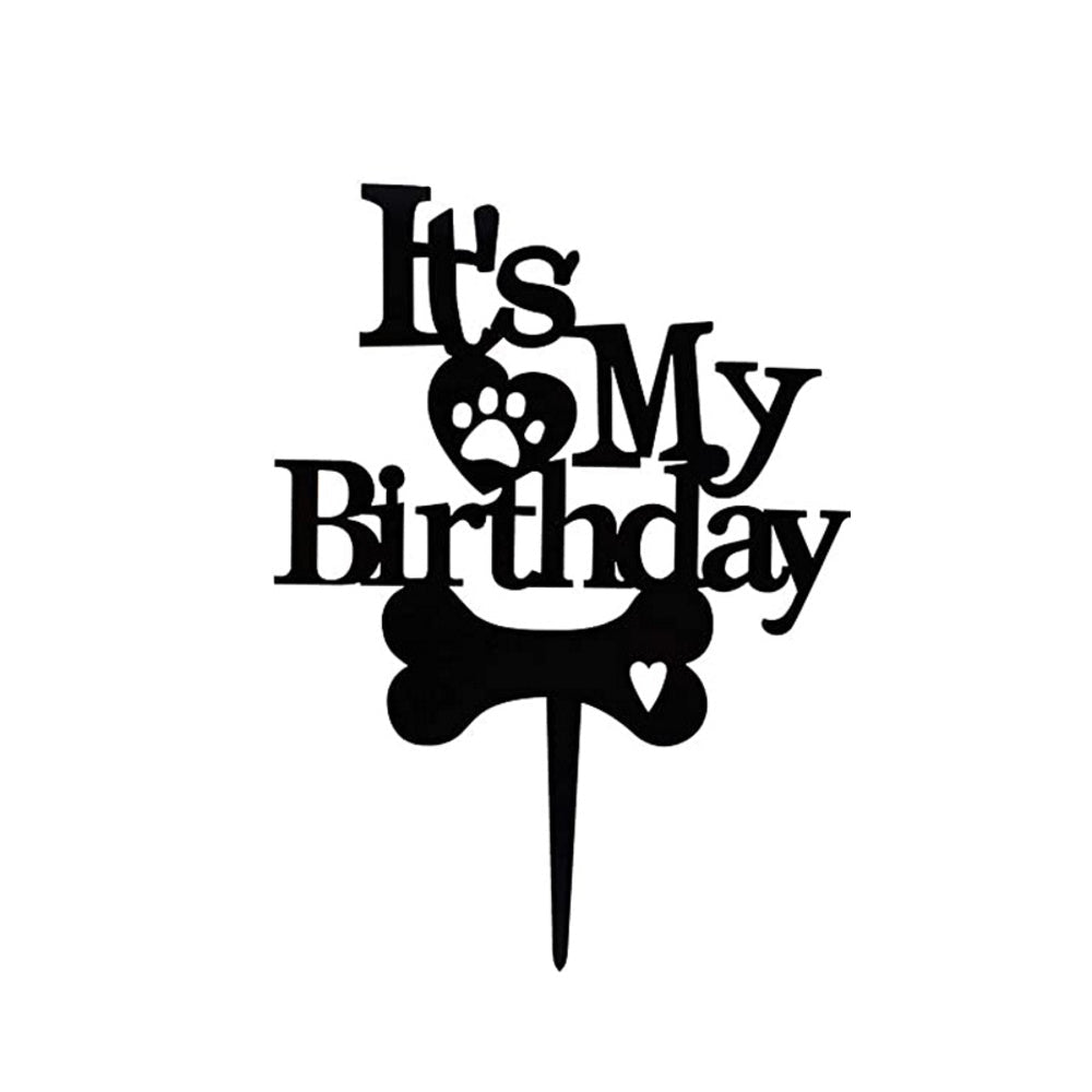 It's My Birthday - Dog cake Topper - Cake Toppers from . at DoggyTopia