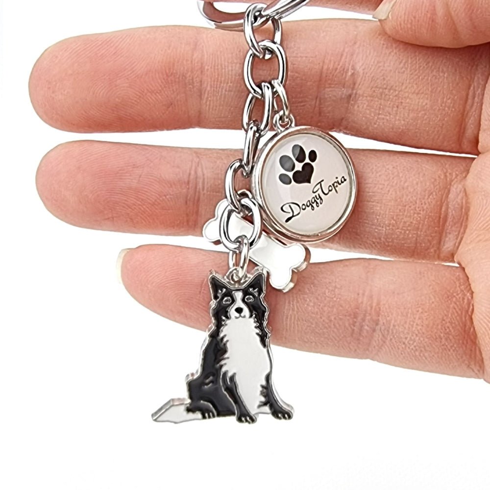 Key Ring Border Collie - Key Rings from . at DoggyTopia