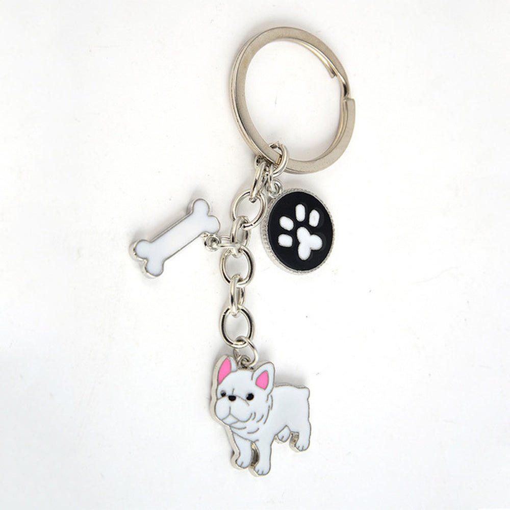 Key Ring French Bulldog - Key Rings from . at DoggyTopia