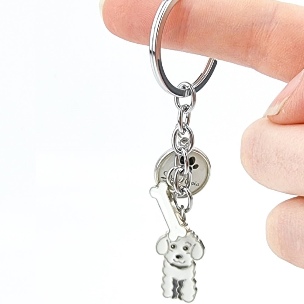 Key Ring Poodle - Key Rings from . at DoggyTopia